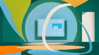 Tekoälyllä tehty piirretty kuvituskuva kyberturvallisuudesta.